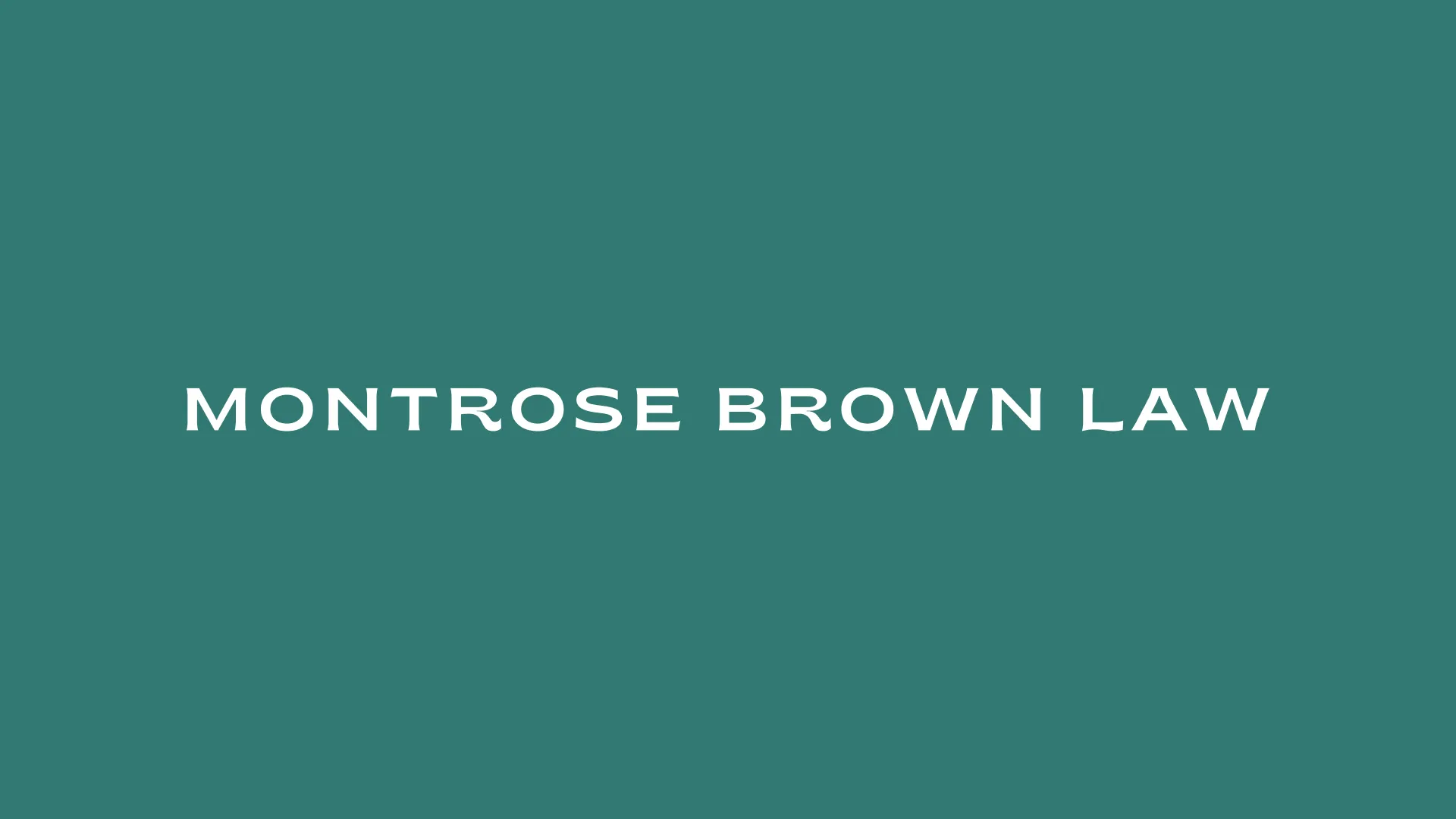 Montrose Brown Law